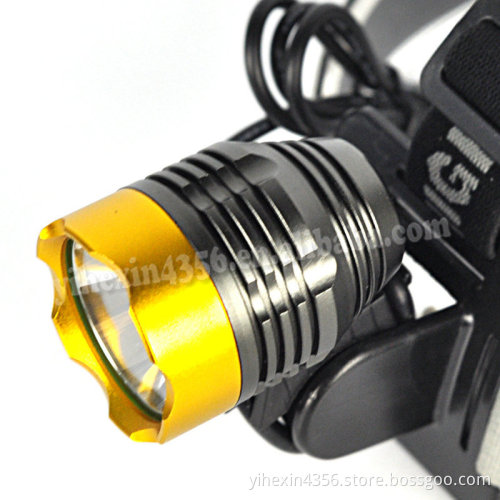 Waterproof T6 LED Bicycle Light/Headlight with 8.4V Rechargeable Li-ion Battery Pack and EU/US/UK Charger